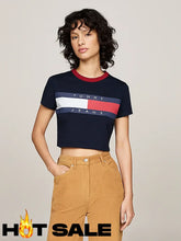Camiseta Corta Women Tommy Hilfiger Navy XS Camiseta